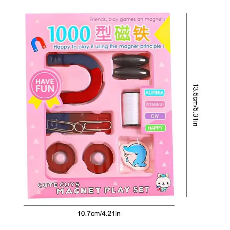 U-shaped Magnet Set For Kids Science Magnets Experiment Physics Kit For Student Stem Experiment Tool Including Horseshoe Magnets Zpaxo