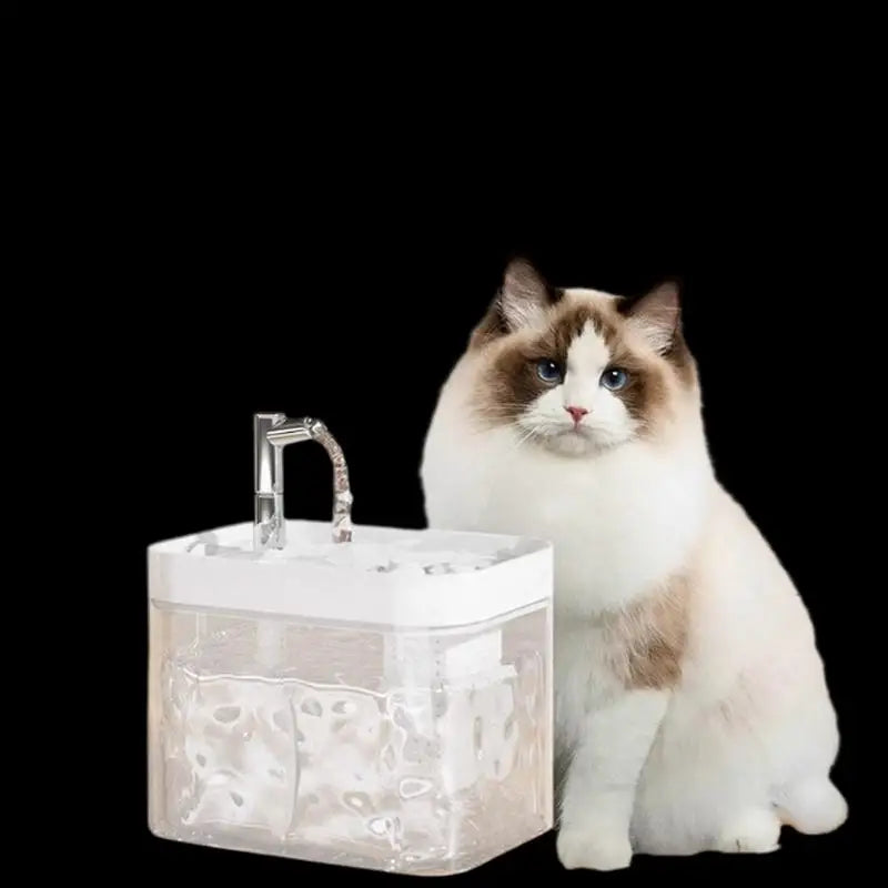 Automatic Pet Dog Cat Water Dispenser Fountain Loop Mute Pump Smart Zpaxo