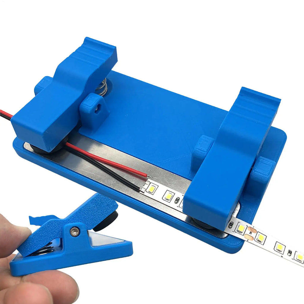 LED Soldering Station Lighted Circuit Board Holder Non Slip Base