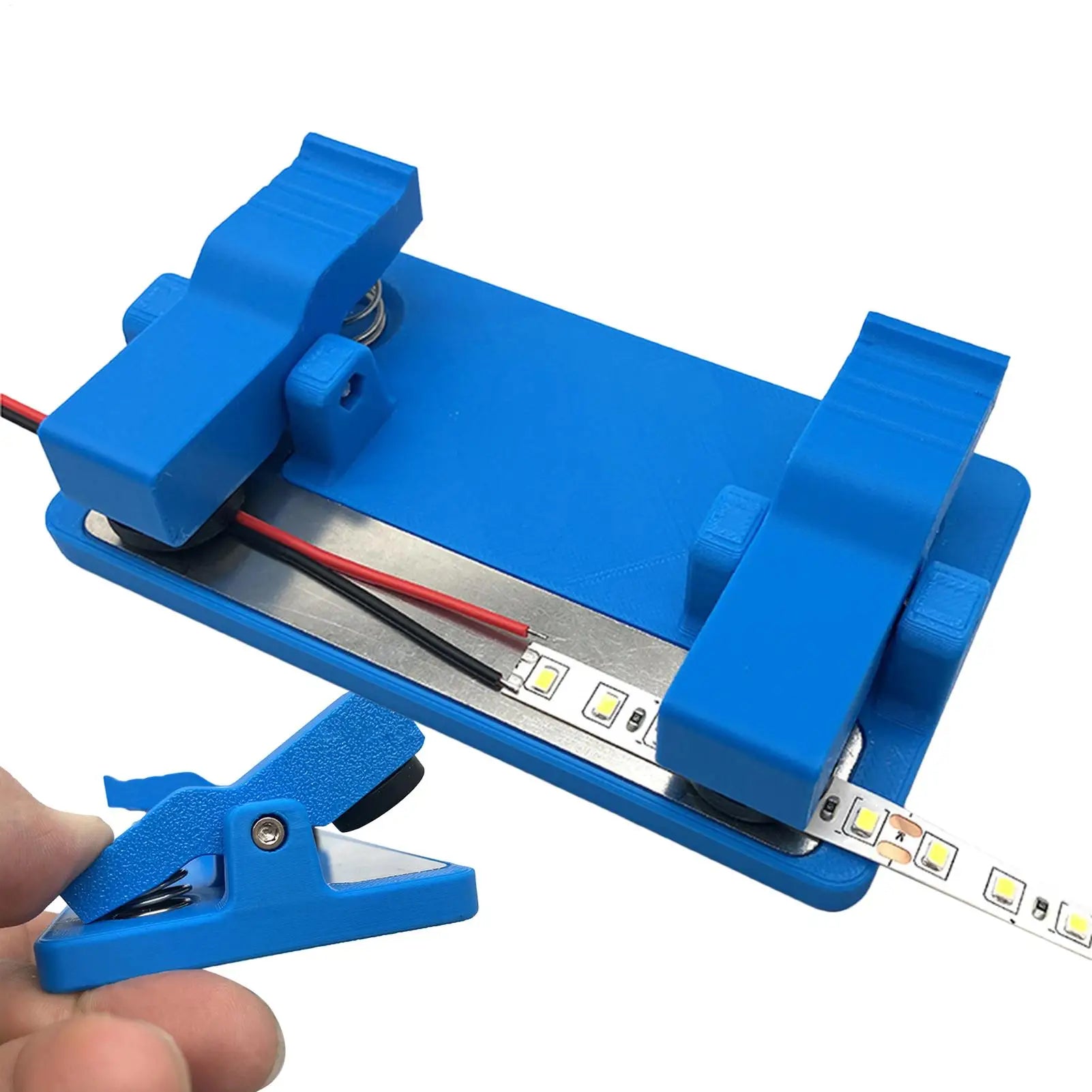 LED Soldering Station Lighted Circuit Board Holder Non Slip Base