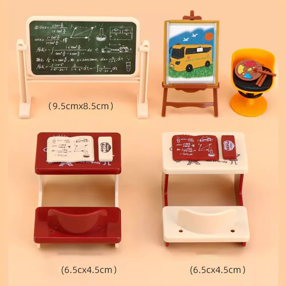 1 12 Dollhouse Koala Miniature Simulation Classroom Scene Accessories