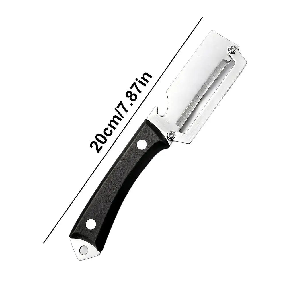 1/2PCS Multifunctional Stainless Steel Vegetable Peeler, Sharp Fruit Potato Peeler With Handle Kitchen Peeling Tool For Veggies Zpaxo