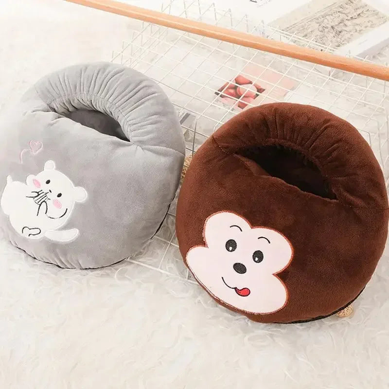 USB Electric Foot Warmer – Plush Heated Feet Cover for Home Electric Foot Warmer Zpaxo