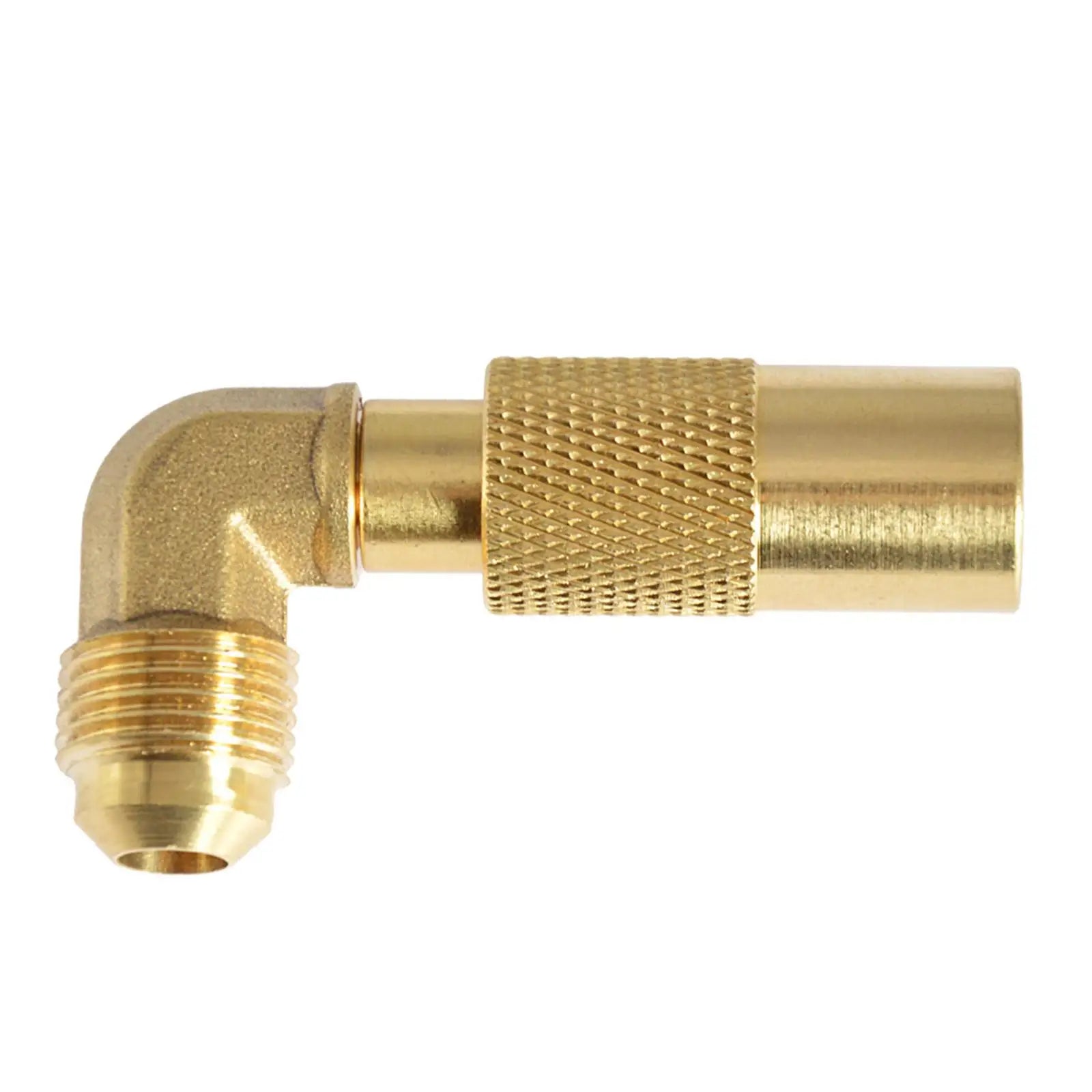 Propane Elbow Fitting Replace Low Pressure Gas Griddle Portable Quick Connect for 17" and 22" Grill 3/8 inch Propane Adapter Zpaxo Default Title