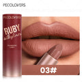1 pc Lipstick, Red, Rich Color Rendering, Smooth Texture, Matte Makeup Effect, Long-Lasting and Non-Drying,Multi-Color Lipstick Zpaxo 03