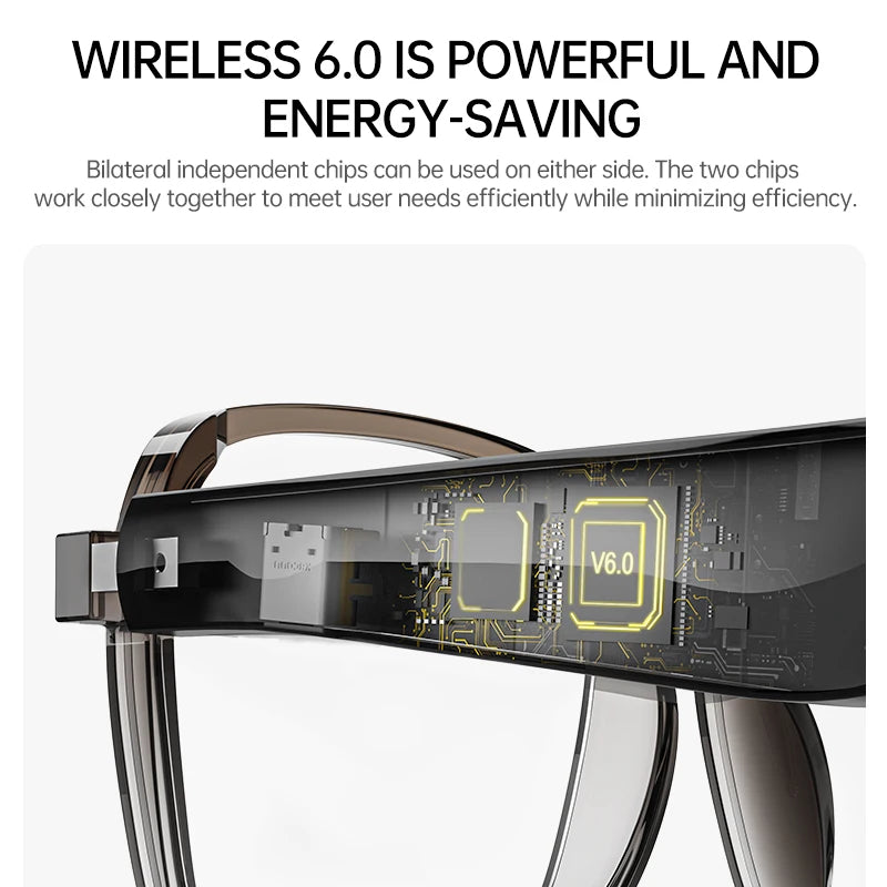 Bluetooth Audio Glasses Smart Translation Function 6-hour Playback