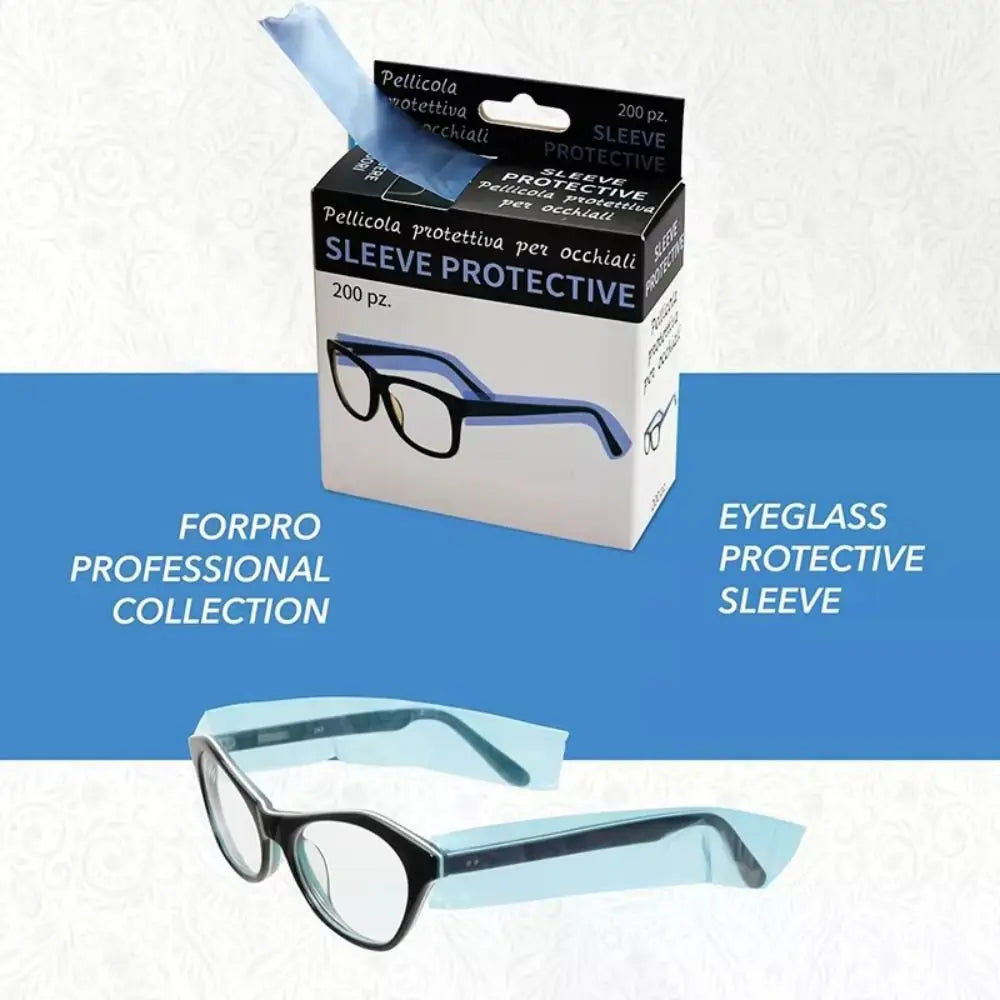 Box Disposable Eyeglasses Temple Covers Anti-slip Easy Use Hair Zpaxo