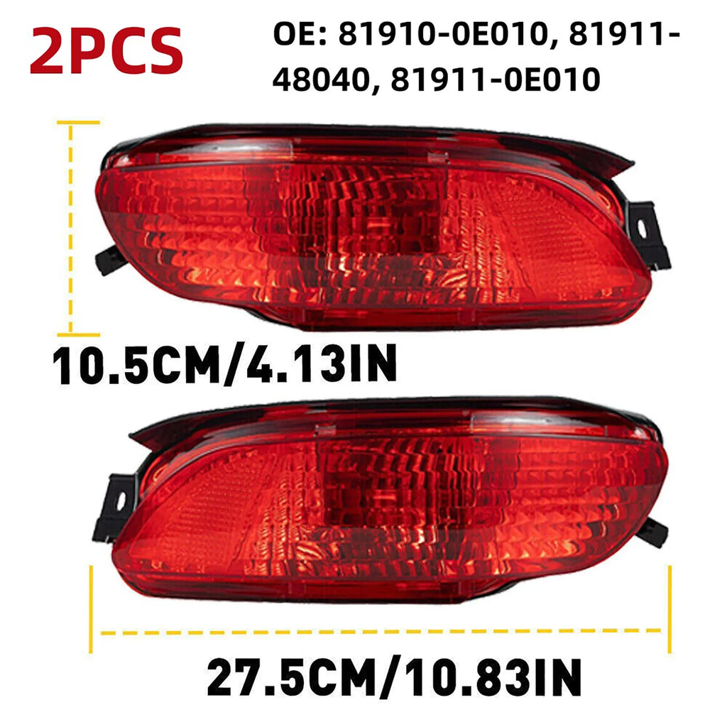Vehicle Left Right Rear Side Marker Bumper Light 81910-0E010