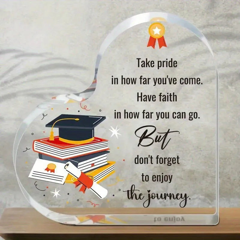 Class of 2026 Acrylic Graduation Plaque – Gift for Her