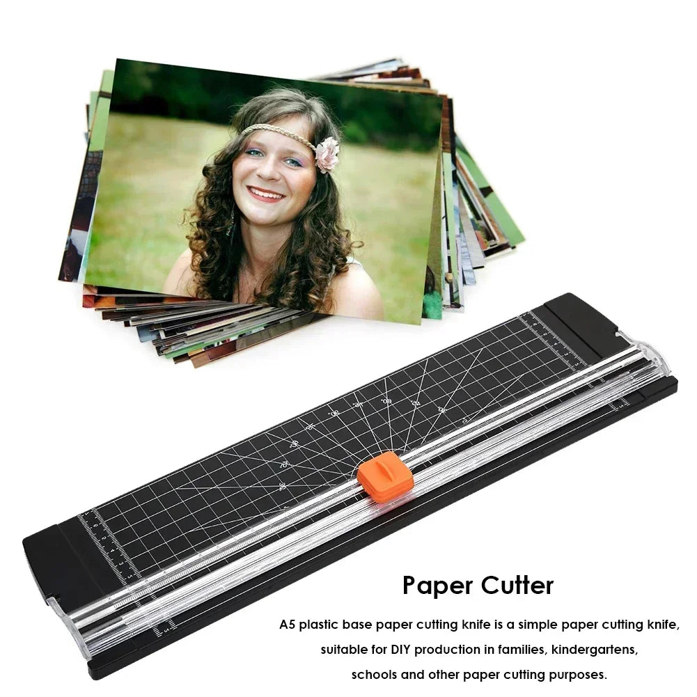 A4/A5 Mini Paper Cutter & Trimmer with Pull-Out Ruler