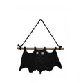 3D Hand-knitted Black Bat Hanging Ornament Tapestry Halloween