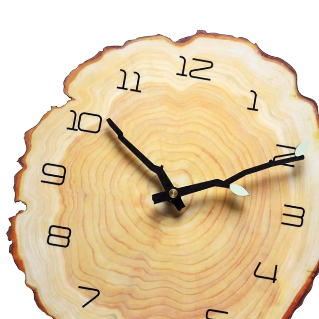 Annual Ring Wall Clock Decorative Pointer Luminous Indoor Outdoor Clock for Office Bathroom Living Room Kitchen Decoration Zpaxo