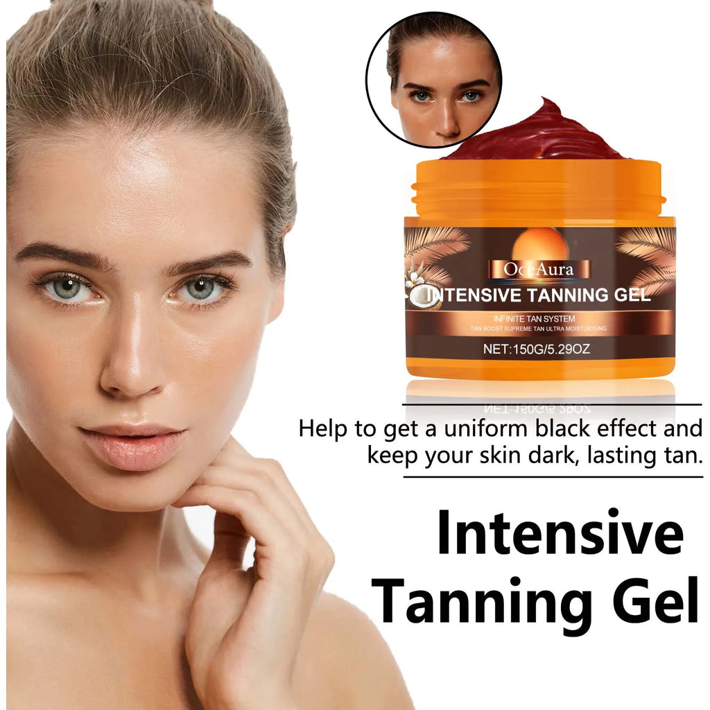OceAura Self Tanning Gel & Cream Set | Sunless Bronzer Self Tanner Set Zpaxo