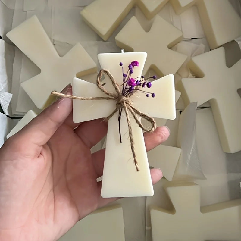 Cross Silicone Mold for Candles, Soap, Resin & Plaster DIY