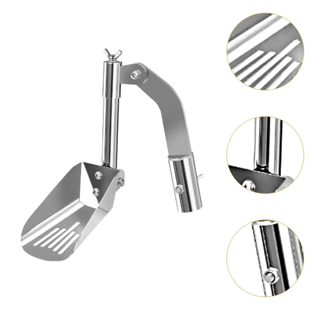 Home Gutter Cleaner Scoop Lightweight Aluminum Alloy Shovel Roof Zpaxo