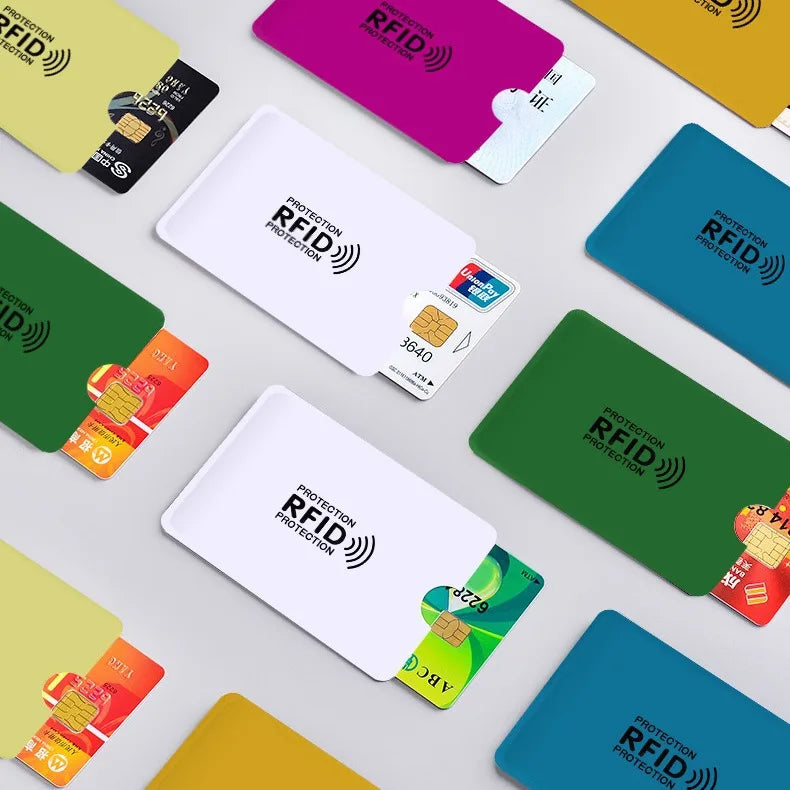 Anti-scan RFID Card Sleeves NFC Signal Blocking Wallet Reader Lock Zpaxo