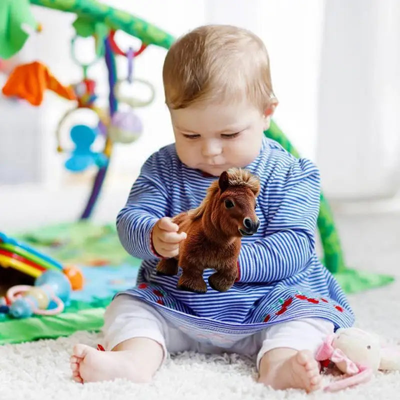 Kids Horse Toys Horse Stuffed Animal With Movement & Sounds Early Educational Toy Interactive Electronic Pet For Girls Boys Zpaxo
