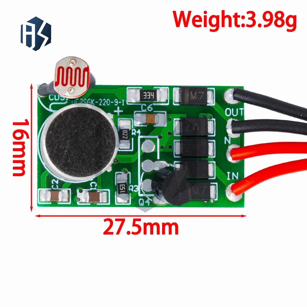 220V voice controlled driving template, bubble LED controlled driving induction module, intelligent voice controlled induction Zpaxo