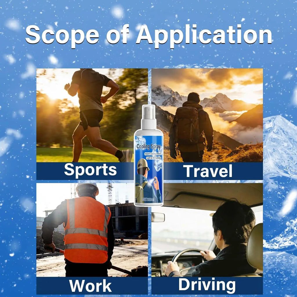 Sports Cold Spray Instant Cooling Freeze Mist Muscle Injury Relief