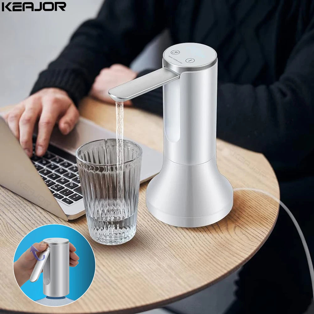 Electric Water Dispenser Foldable Automatic Gallon Bottle Pump 19