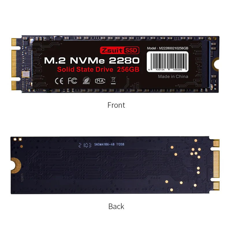 Zsuit SSD 1TB NVME M2 256gb 512GB 128 GB 120 GB SSS M2 NVME Internal Solid State Hard Drive Disk For Notebook Desktop Festplatte Zpaxo