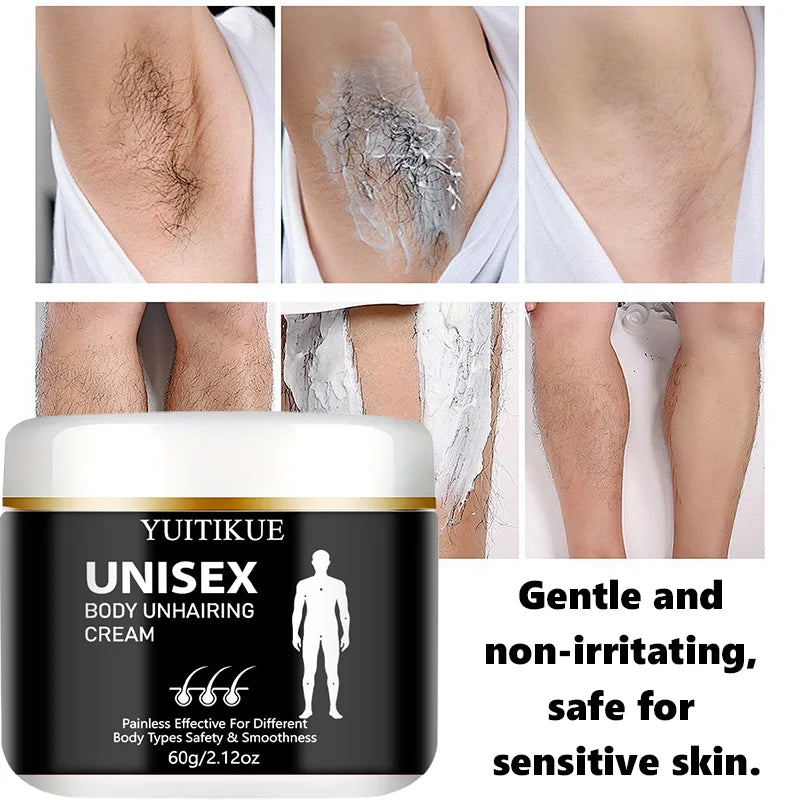 YUITIKUE Body Depilatory Cream – Painless Hair Removal 60g Depilatory Cream Zpaxo