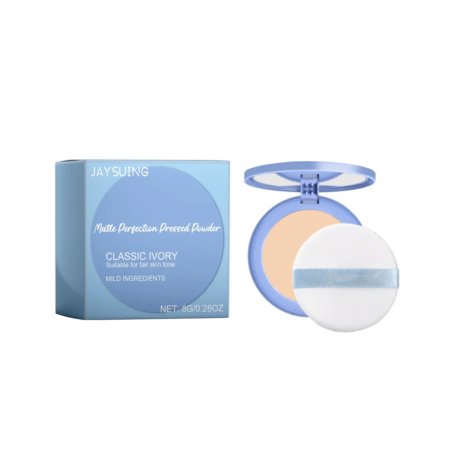 Jaysuing Lavender Setting Powder – Oil Control & Matte Finish Face Setting Powder Zpaxo Ivory White