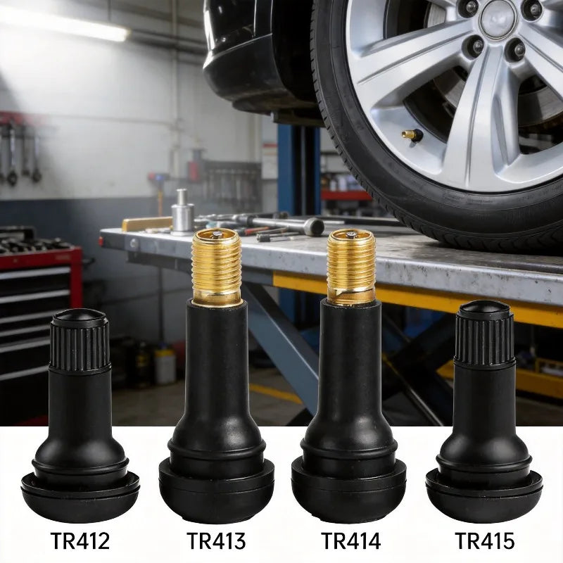 Snap-In Tubeless Tire Valve Stems TR412 TR413 TR414 TR415 4/8/24pk