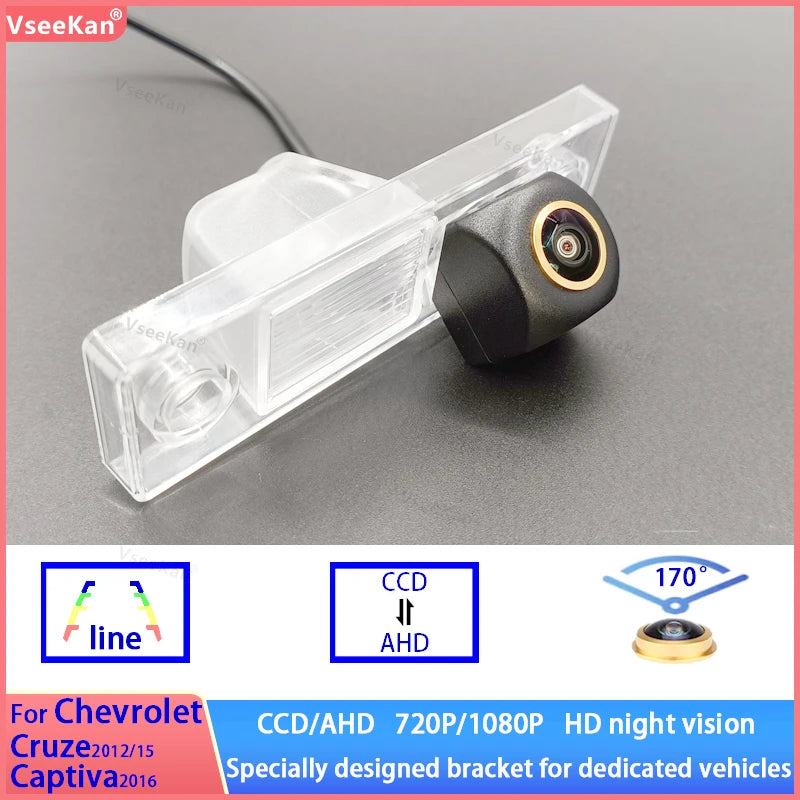 Car Rear View Camera AHD 1080P CVBS Chevrolet Cruze 2012 2015 Captiva