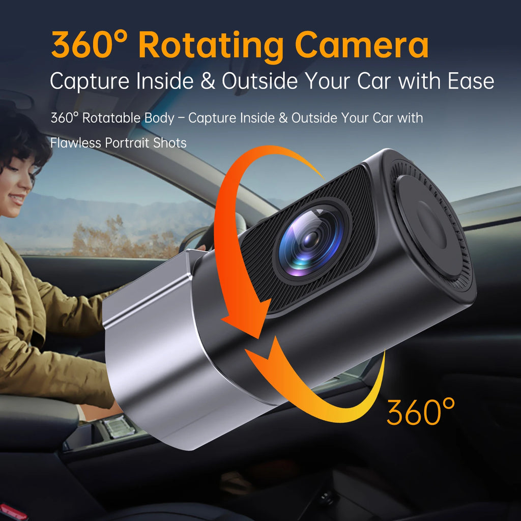 1080P Wifi Dashcam Vehicle Recorder APP Control Smart Car Dash Camera Zpaxo