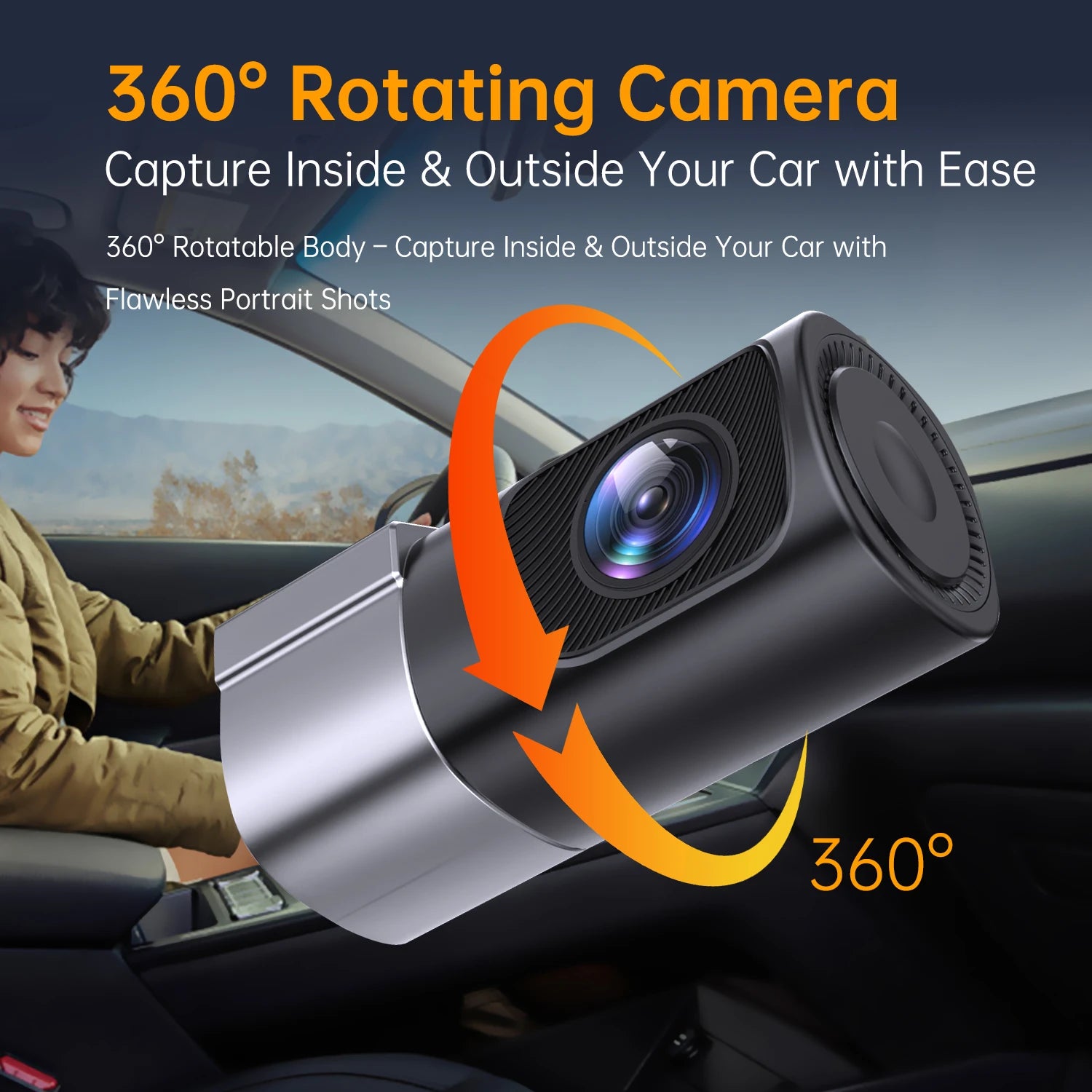 1080P Wifi Dashcam Vehicle Recorder APP Control Smart Car Dash Camera Zpaxo