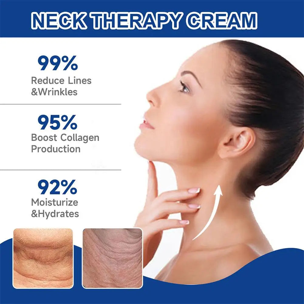 Neck Tightening Cream Firming Moisturizing Neck Rejuvenation Fade Fine Line for Brighten Smooth Nourishing Neck Cream Zpaxo