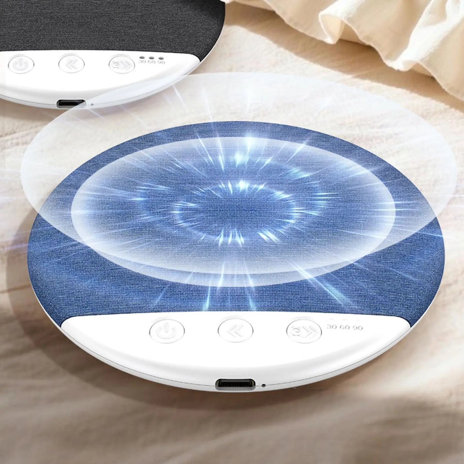 Pillow Speaker Under Wireless Sleep White Noise Bone Conduction Mini
