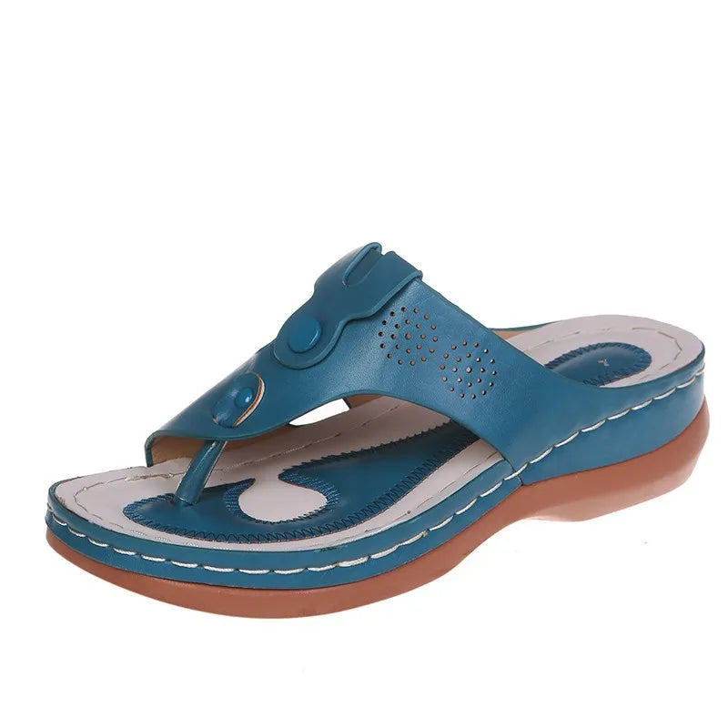 Women Sandals Orthopedic Wedge Heels Summer Slippers Shoes for Women 2026 Female Open Toed Beach Sandal Flip Flops Zapatos Mujer Zpaxo