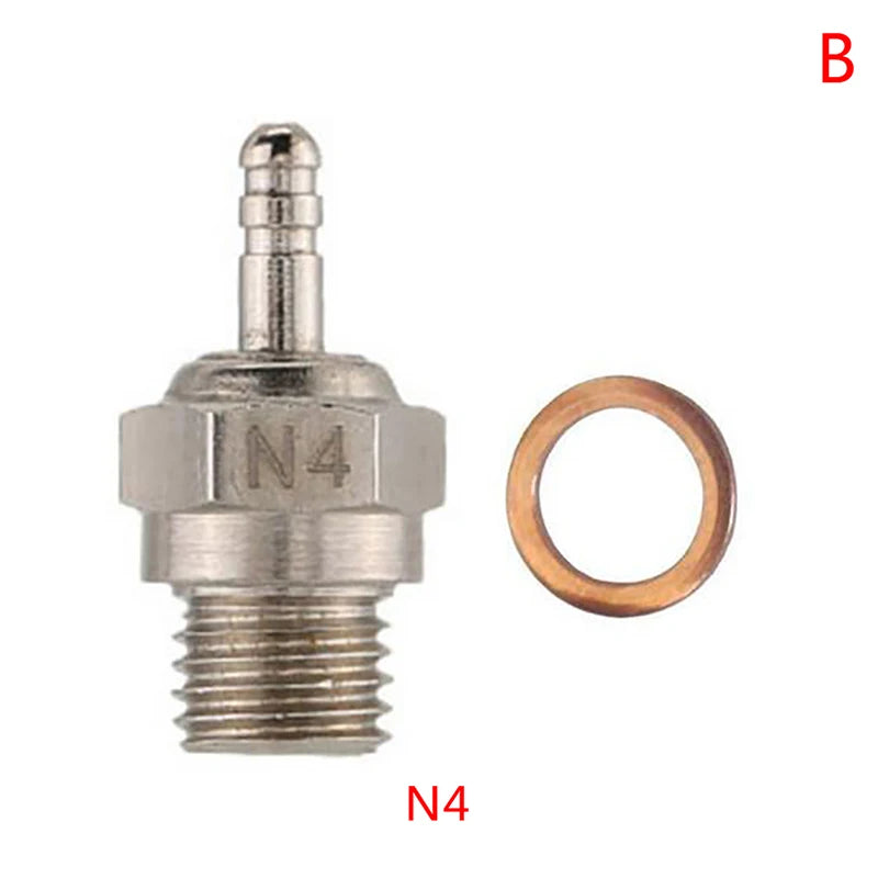 1Pcs Universal #8 Glow Plug N3 N4 Spark Nitro Engine Parts For HSP RC Car Part Zpaxo N4