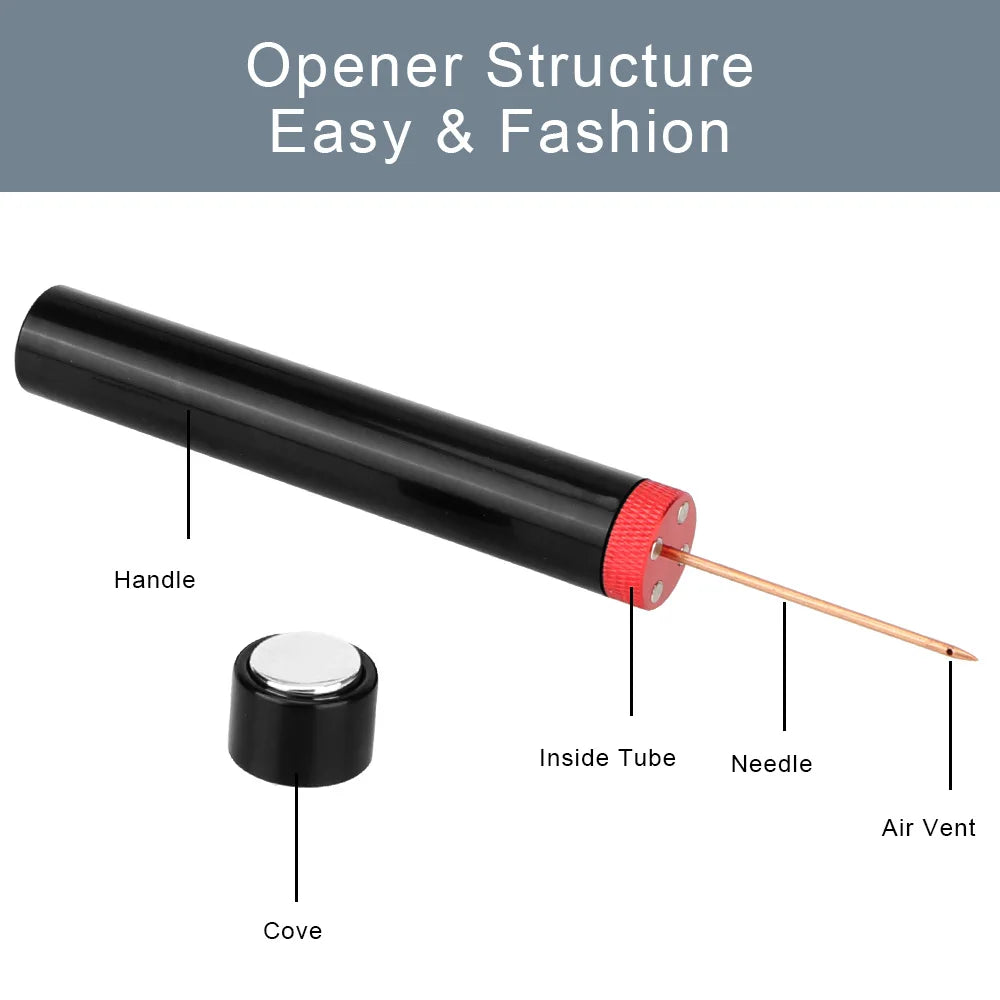 Wine Corkscrew Bar Tools Bottle Opener Air Pressure Pump Pin Jar Cork