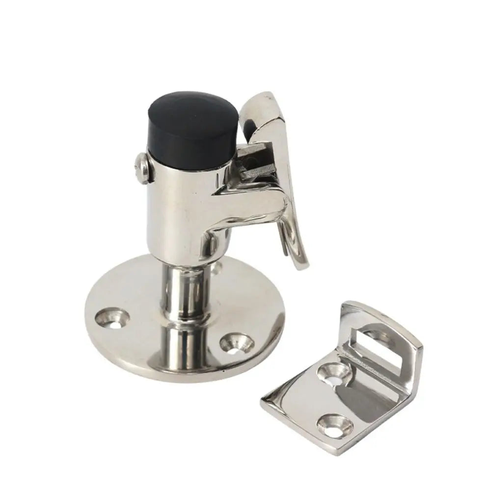 Stainless Steel 316 Boat Door Stop Floor Knob Spring Mechanism Door Holder Durable Construction Corrosion Resistant Marine Catch Zpaxo