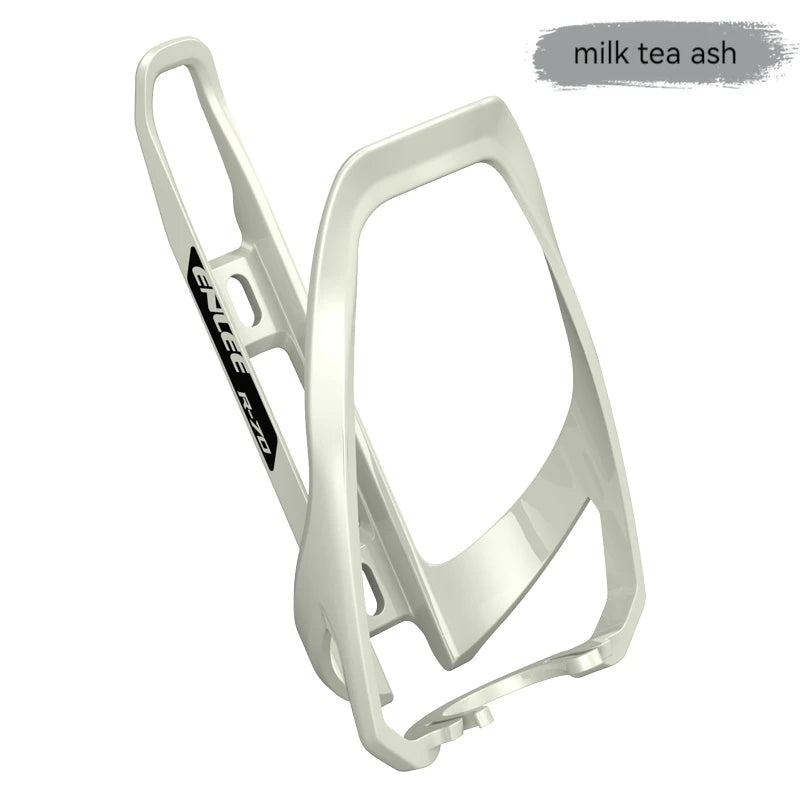 Toptrek New Multicolor Bicycle Water Bottle Holder MTB Road Bike Lightweight Flexible PC Beverage Bottle Cage Cycling Accessory Zpaxo Light gray