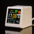 Compact Portable Smart Wifi Weather Station Temperature Humidity Time