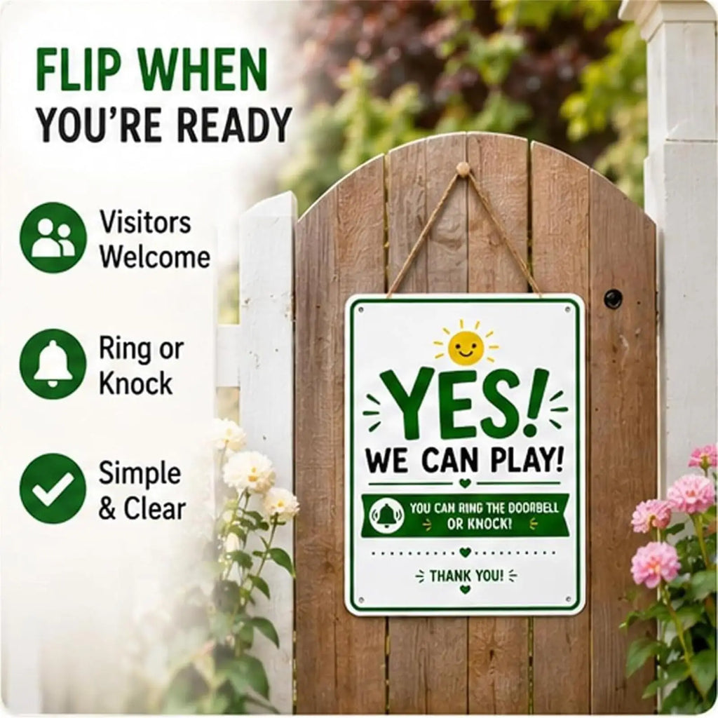 Door Signs Lightweight Metal Summer Quiet Time Sign Indoor Outdoor