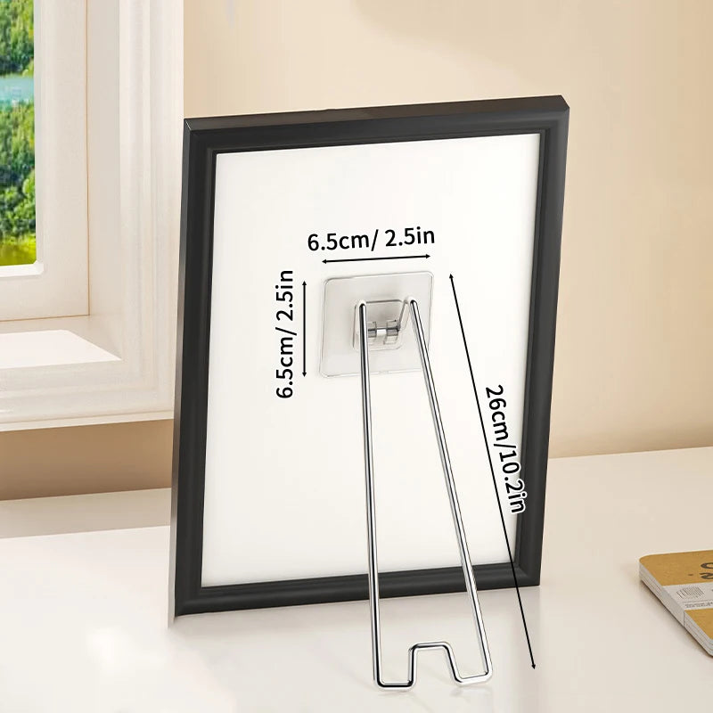 No Drill Nail Photo Frame Stand Desktop Display Holder Pictures Zpaxo L