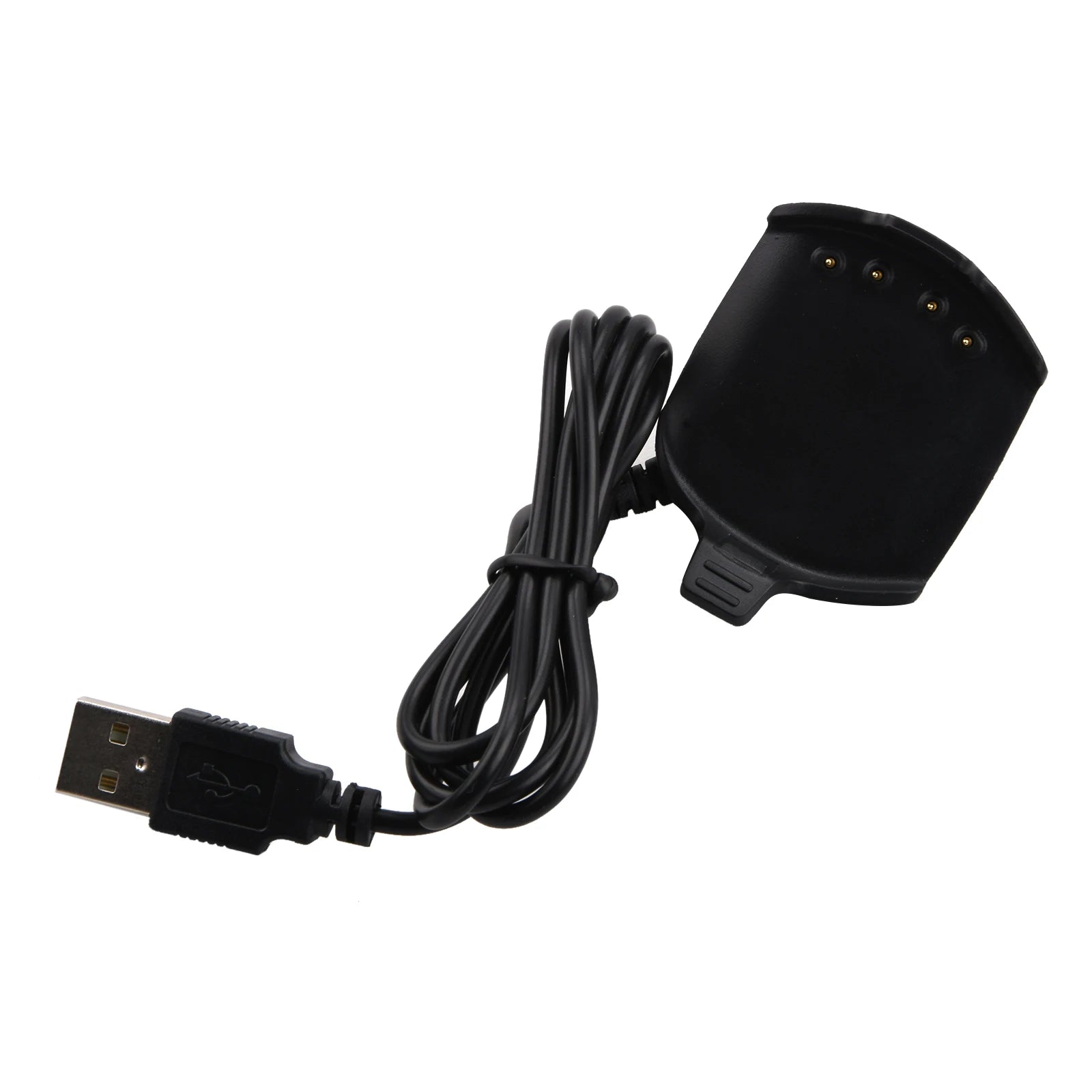USB Cable Charger Garmin Approach S2 S4 GPS Watch Black Solid Plastic