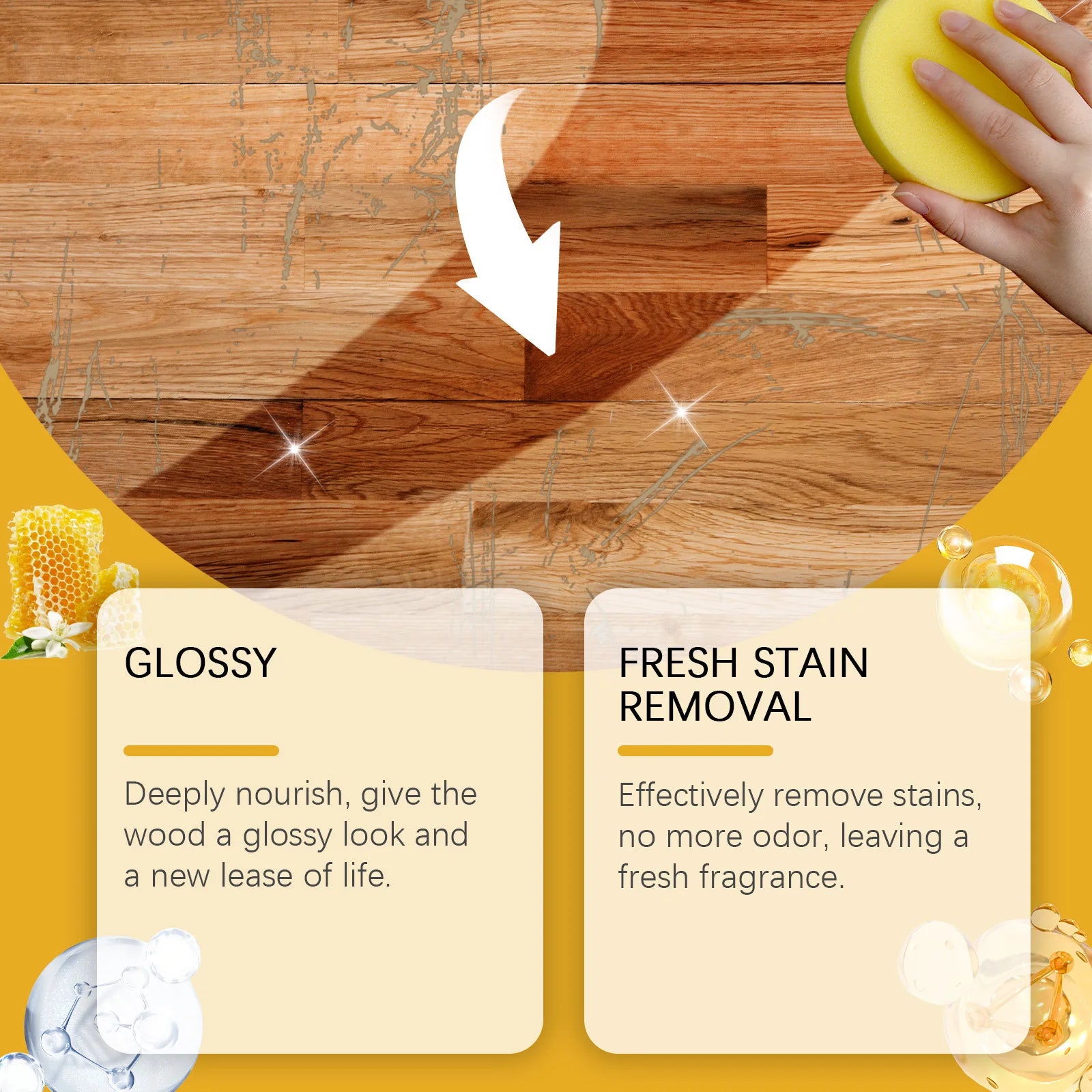 JAKEHOE Beeswax Furniture Polish Spray | Wood Care & Protection Furniture Polish Spray Zpaxo