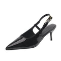 TRAF Women's Metal Big Toe Loop Flat Sandals 2026 Summer Women Square