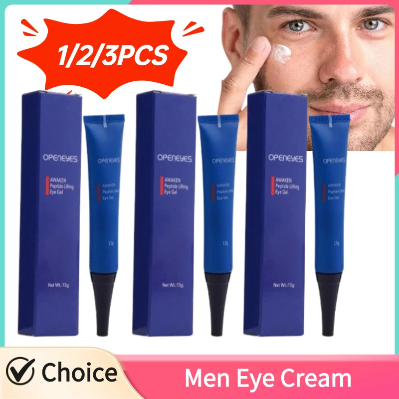 1/2/3pcs Men Eye Cream Retinol Eye Bags Remover Cream Anti Dark Circles Anti Puffiness Fine Lines Eye Care Zpaxo