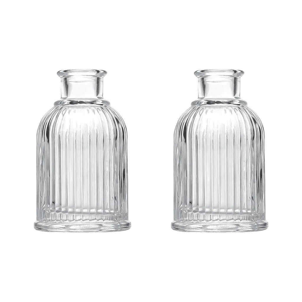 Clear Glass Mini Bottles – Reed Diffuser & Bud Vase Set 2/4/6 PCS