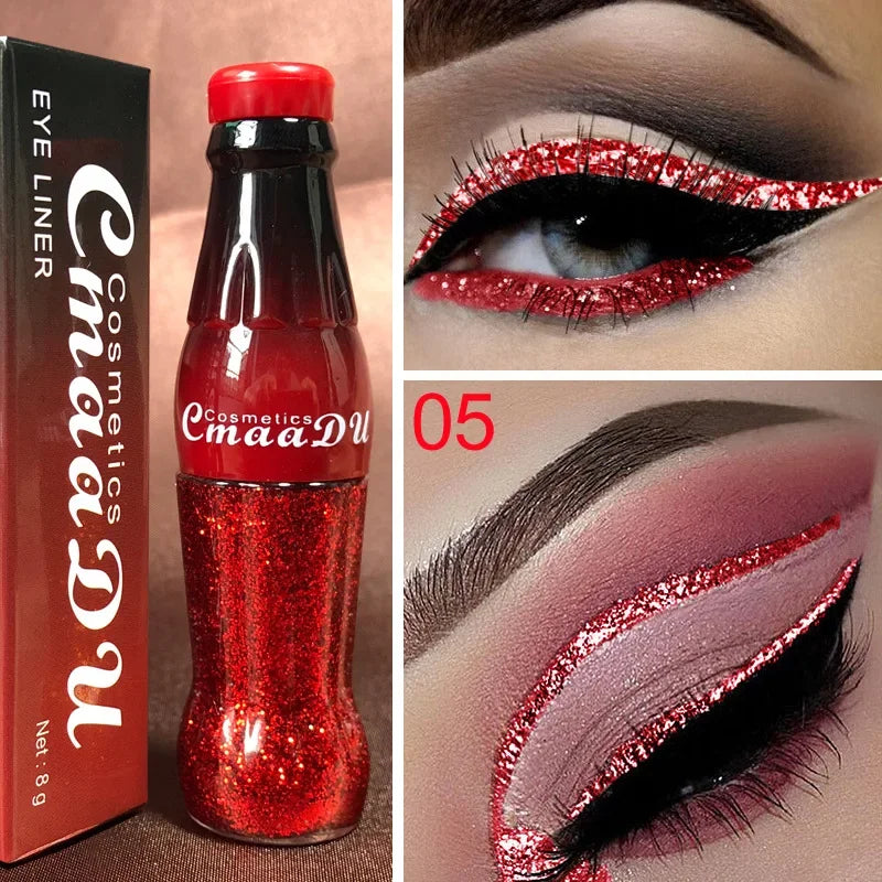 Waterproof Glitter Eyeliner and Eyeshadow Stick Set - Vibrant, Long-Lasting Colors for Flawless Eye Makeup, Ideal for Parties an Zpaxo KLPYXY-05 REFILL