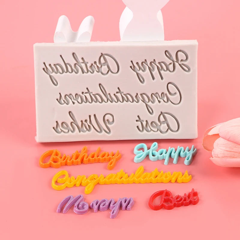Alphabet Number Silicone Mold Cake Decorating Uppercase Lowercase Letter Fondant Chocolate Candy Sugarcraft Baking Mould Zpaxo