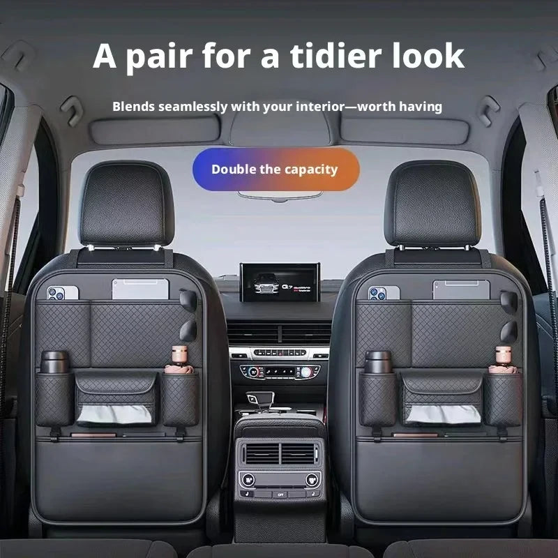 Multi-functional Car Seat Back Organizer High-capacity Multi-pocket