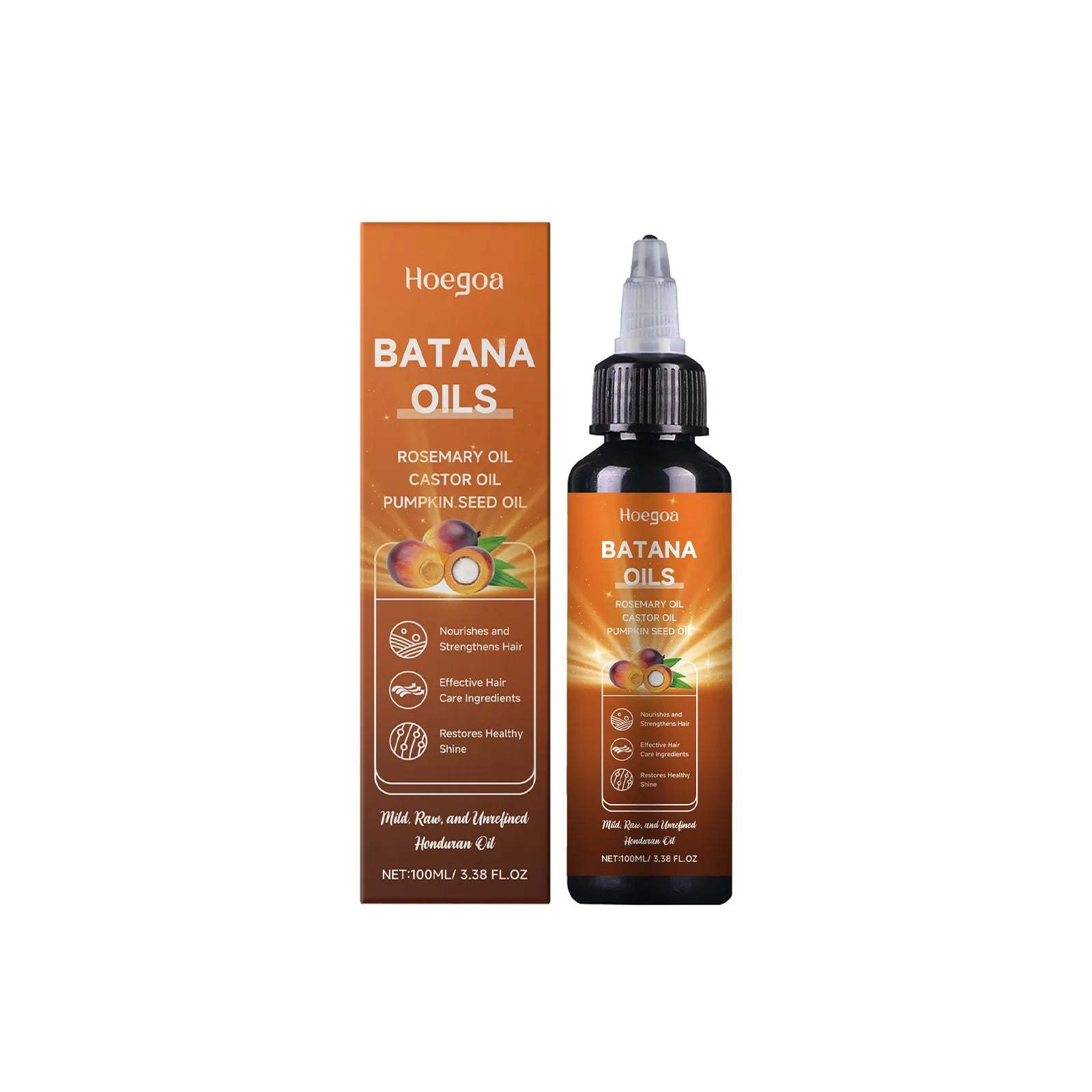Batana Rosemary Hair Growth Oil – Scalp Nourishment & Repair Hair Growth Oil Zpaxo 100ml boxed